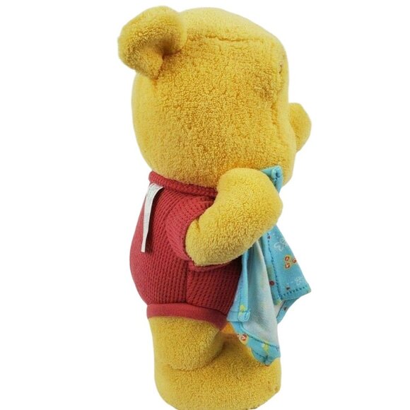 Disney Winnie the Pooh Plush Baby Blanket Red One Piece Outfit DOES NOT WORK - Picture 4 of 7